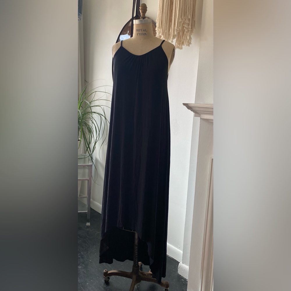 Black sundress dress size L